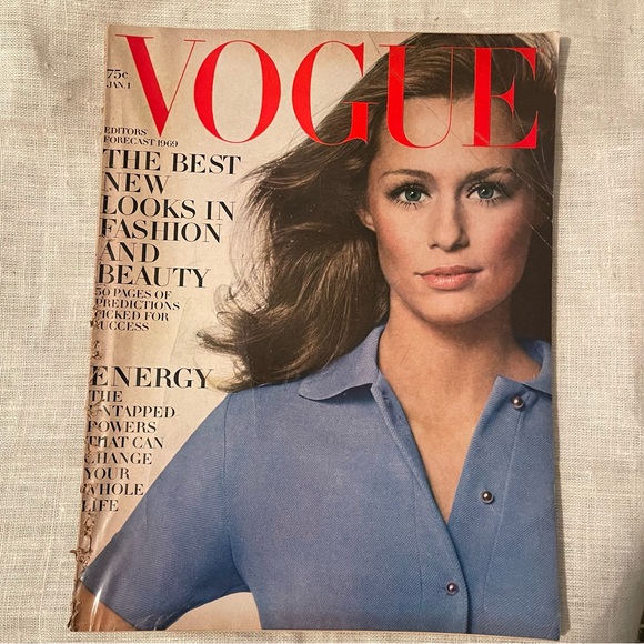 Vintage Vogue Magazine January 1 1969